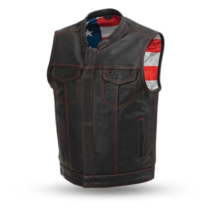 Leather Motorcycle Vest