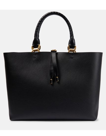 Leather Bag self-tie closure